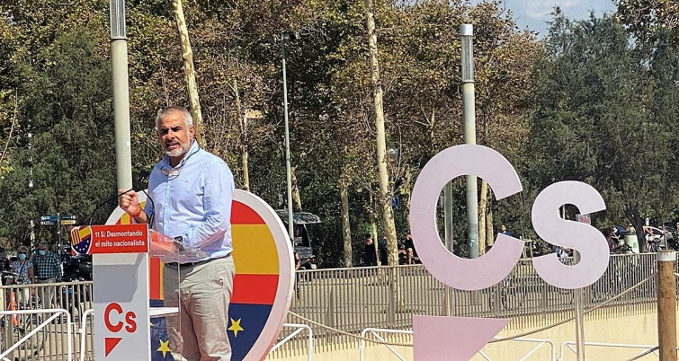 Carrizosa asegura que no se van a arrugar frente al independentismo en su particular Diada