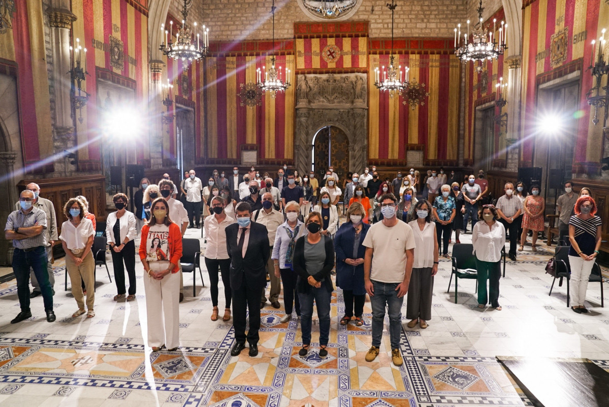 Acto de reconocimiento del Ayuntamiento de Barcelona a las personas y organizaciones que trabajan para la prevención del suicido en Barcelona con motivo del Día Internacional por la Prevención del 