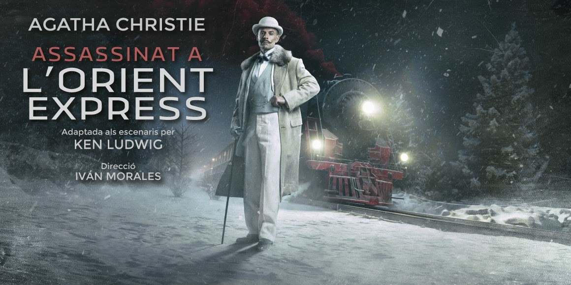 Cartel de la adaptación teatral de 'Assassinat a l'Orient Express'