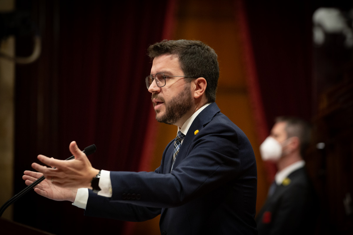 El president de la Generalitat, Pere Aragonès en una foto de archivo