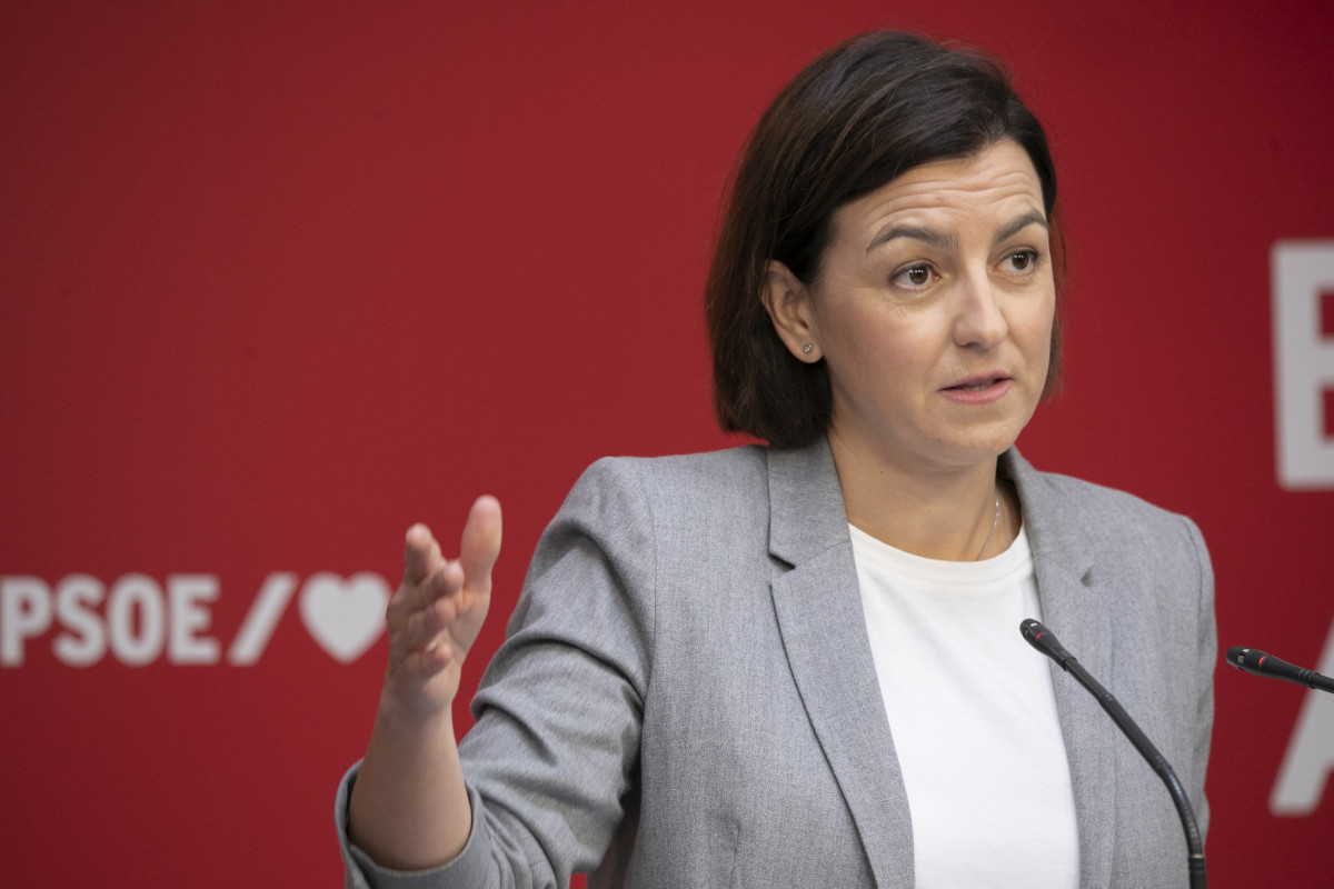 Arxiu - La portaveu del Comitè Organitzador del 40è Congrés Federal del PSOE, Eva Granados