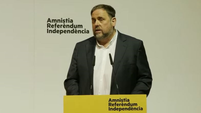 El líder de ERC, Oriol Junqueras