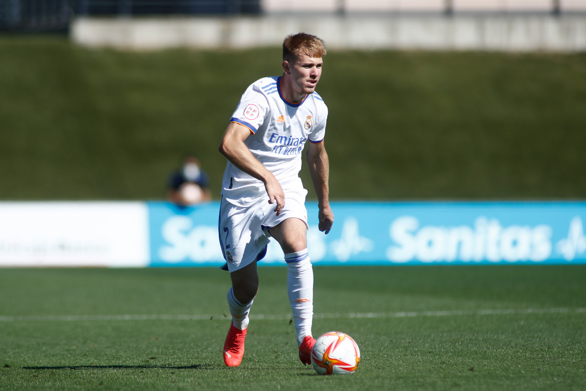 Sergio Santos durante un partido del Real Madrid Castilla