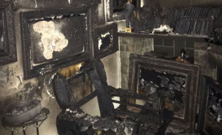 En libertad con cargos dos ladrones que quemaron una casa para no dejar rastros en Olot