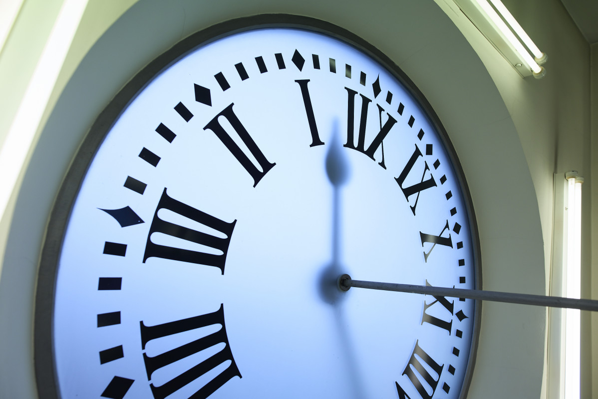 El rellotge de la Puerta del Sol. Madrid (Espanya), 14 de desembre del 2020.