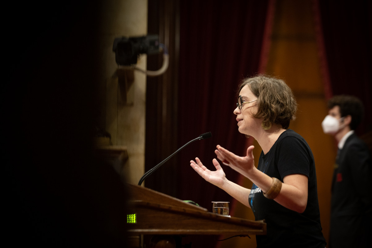 Archivo - Arxiu - La diputada de la CUP al Parlament Eullia Reguant