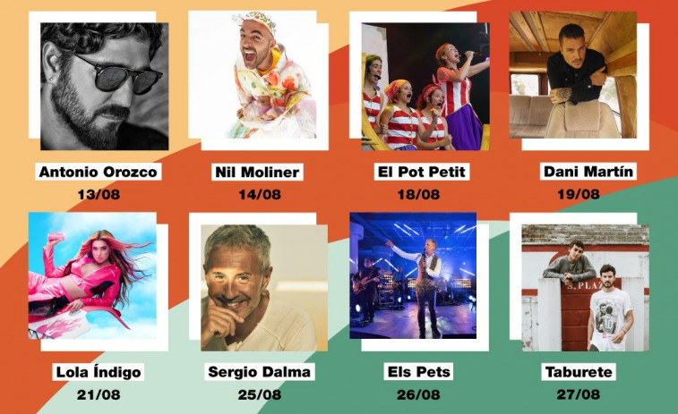 Dani Martín, Antonio Orozco y Lola Índigo actuarán en el Summerfest Cerdanya 2022