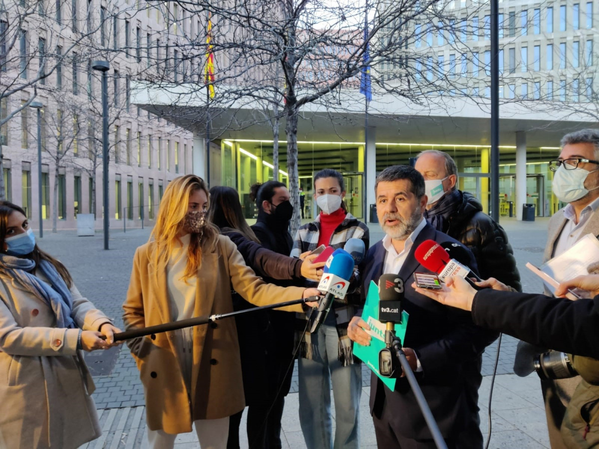 Declaraciones ante los medios del secretario general de Junts, Jordi Sànchez