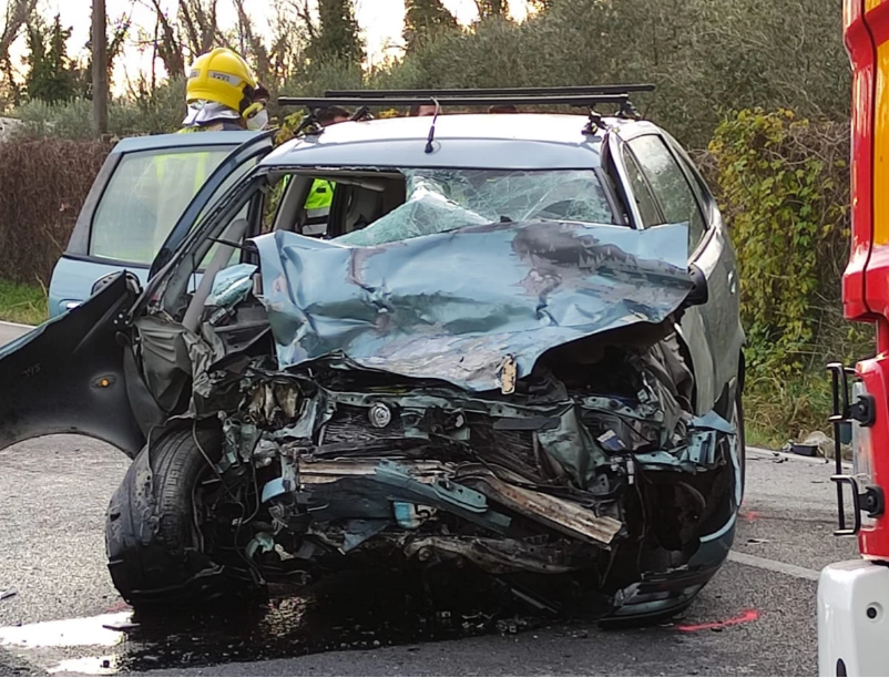 Accidente armentera