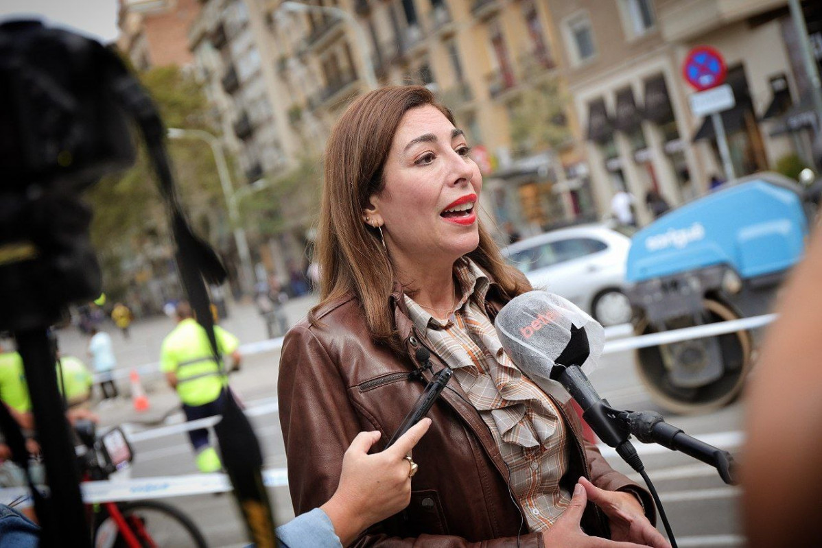 La presidenta de Cs en Barcelona, Luz Guilarte.
