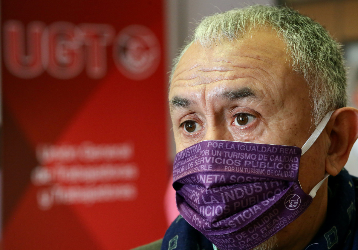 El secretario general de UGT, Pepe Álvarez. Foto de archivo.
