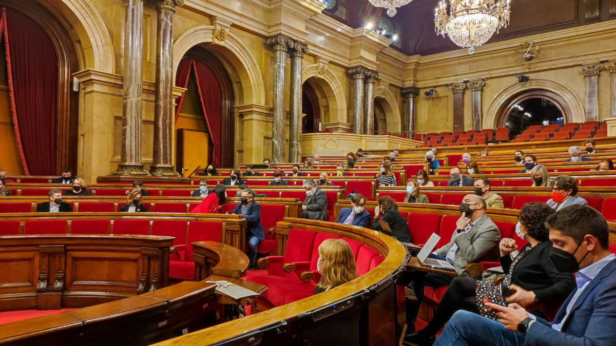 Pleno del Parlament del 25 de enero de 2022