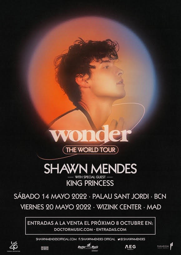 Shawn Mendes aplaza sus conciertos en Barcelona, Madrid y Bilbao hasta 2023