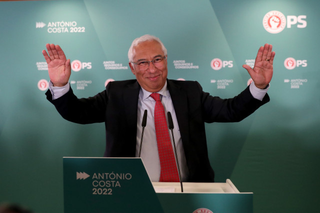 EuropaPress 4225260 31 january 2022 portugal lisbon portuguese incumbent prime minister and 1