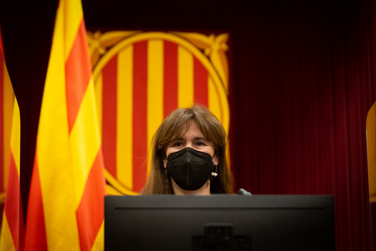 Arxiu - La presidenta del Parlament, Laura Borràs