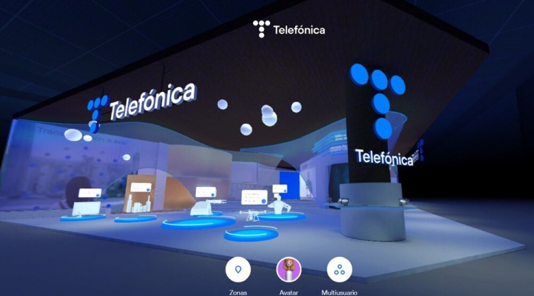 Telefónica inaugura una réplica al metaverso en el Mobile