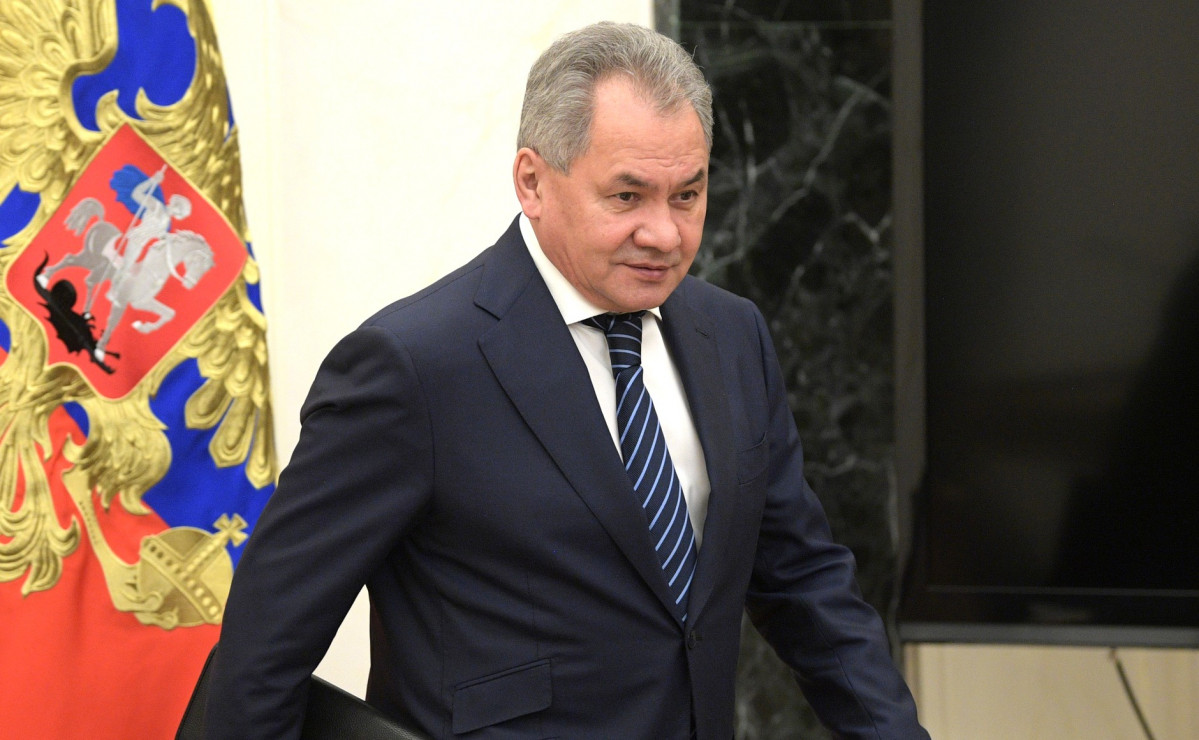 El ministro de Defensa ruso, el general Sergei Shoigú, en Moscú