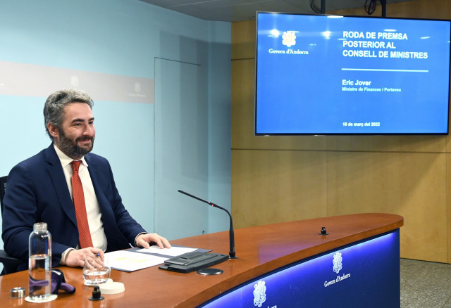 EuropaPress 4319393 ministro portavoz finanzas andorrano eric jover
