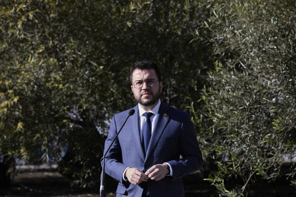El presidente de la Generalitat, Pere Aragonès