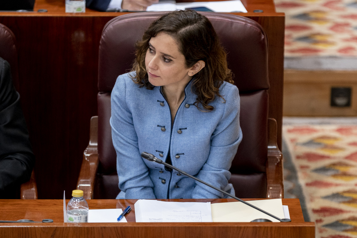 La presidenta de la Comunidad de Madrid, Isabel Díaz Ayuso