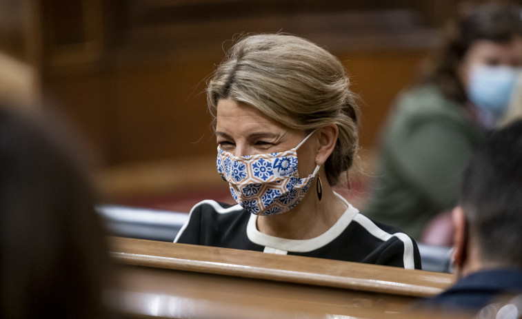 Yolanda Díaz defiende avances dentro del Gobierno tras las últimas 'divergéncias'