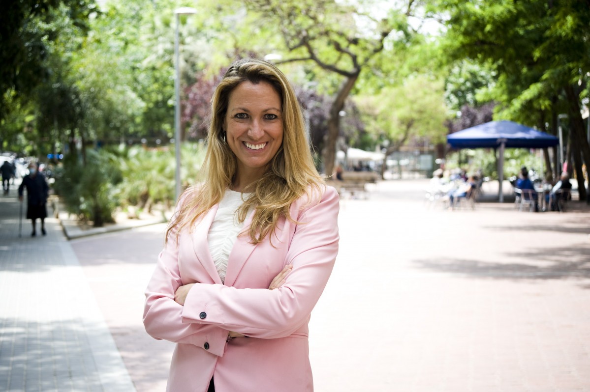 Archivo - La decana del Colegio de Abogados de Barcelona, María Eugenia Gay, posa después de una entrevista para Europa Press en la redacción de Europa Press Cataluña, a 26 de mayo de 2021,en Madr
