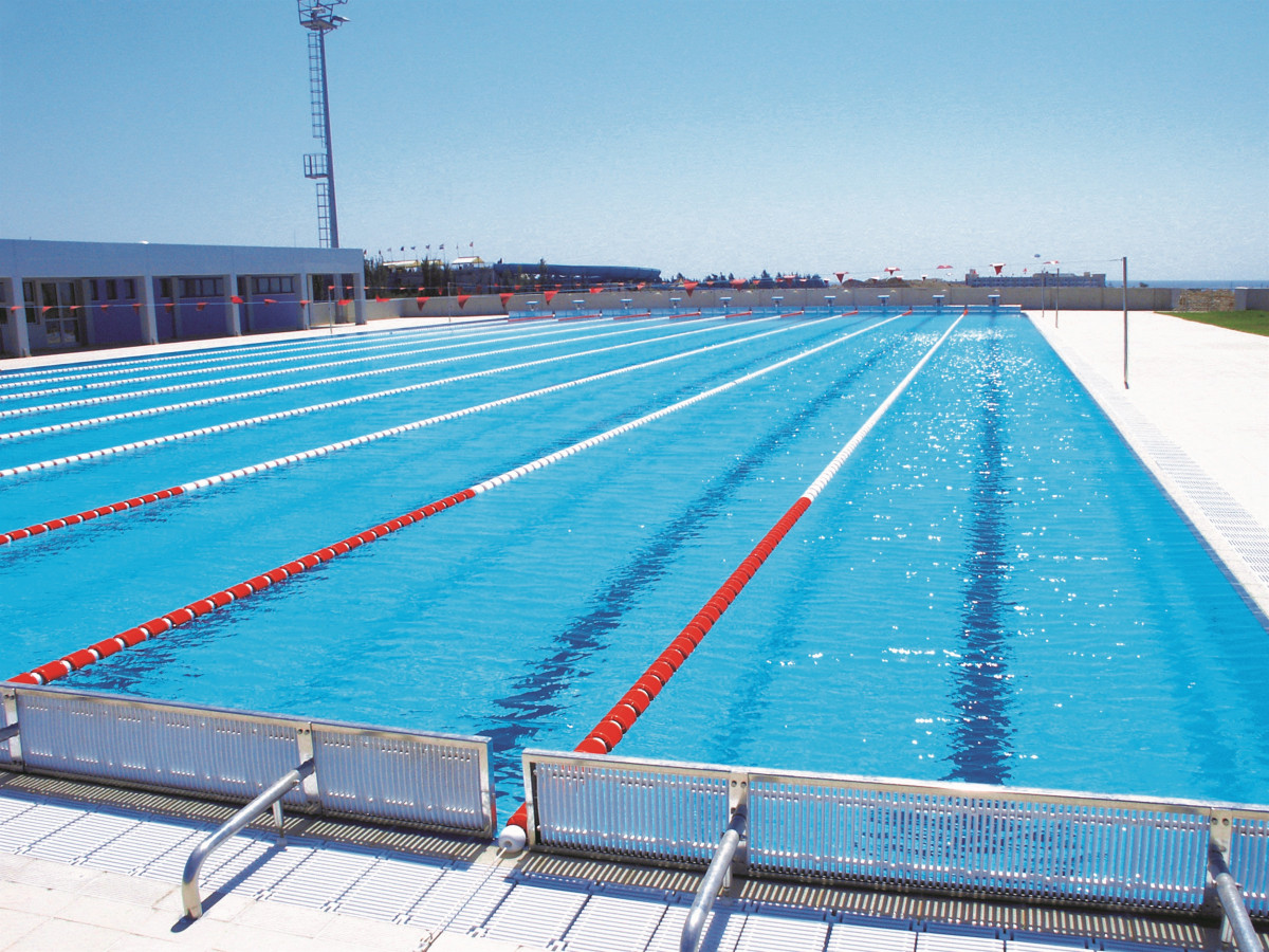 Archivo - Piscina construida por Fluidra