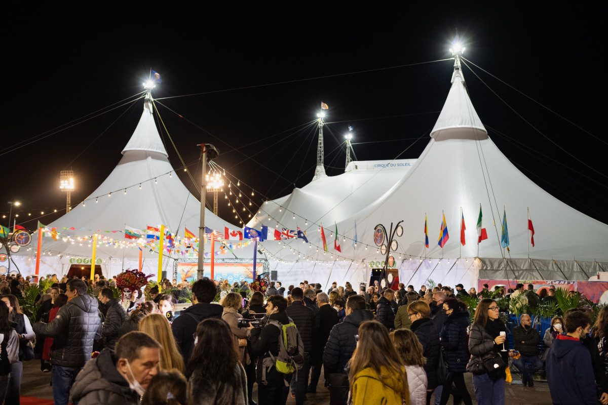 Cultura.La carpa del Cirque du Soleil