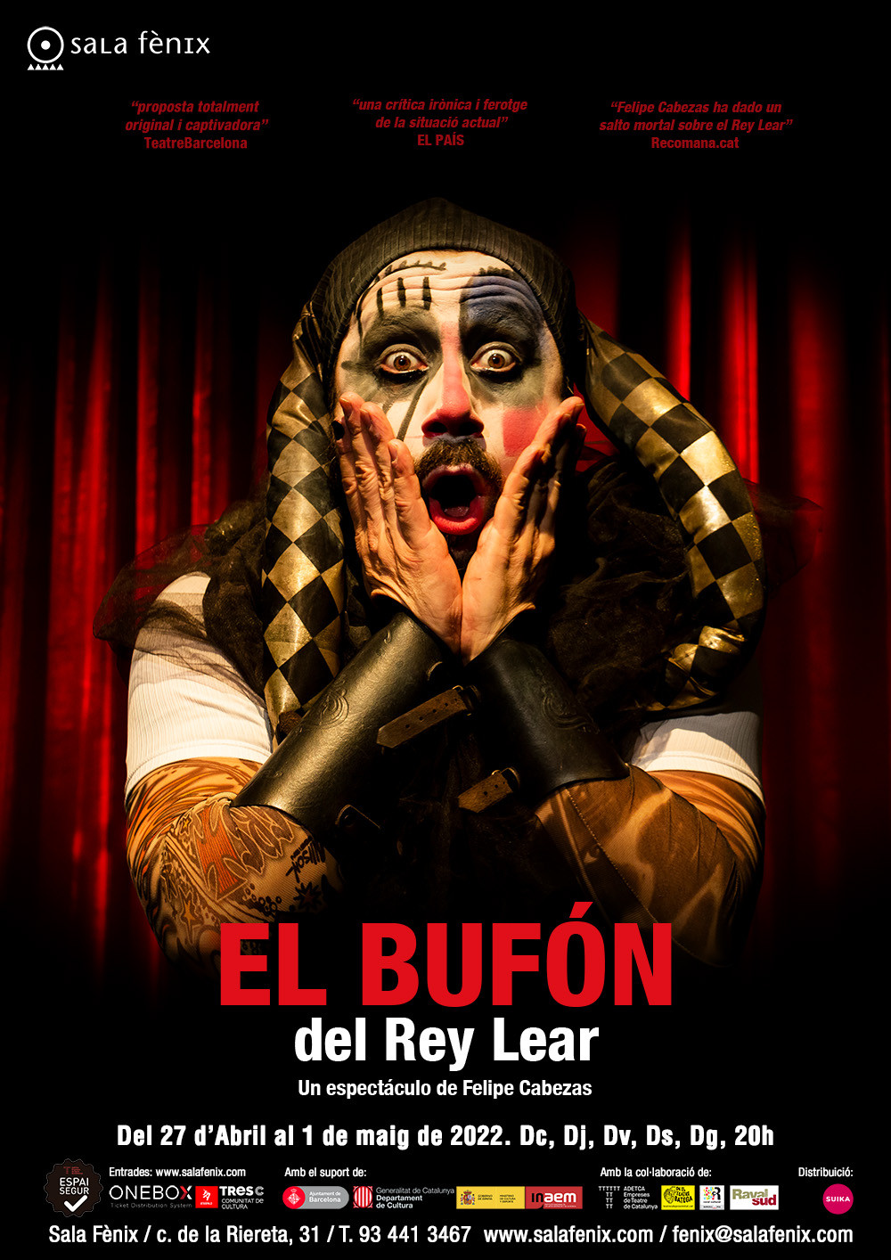 Teatro.Fénix.Bufón rey Lear