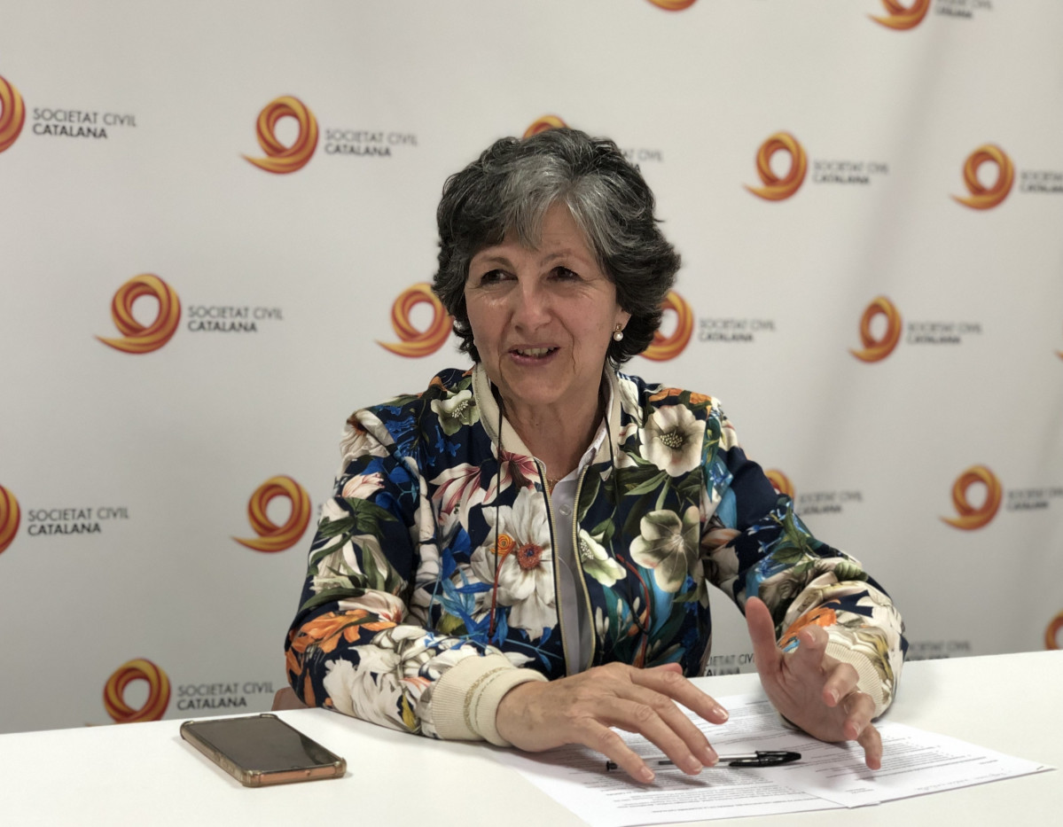 La presidenta de SCC, Elda Mata, en una entrevista de Europa Press.