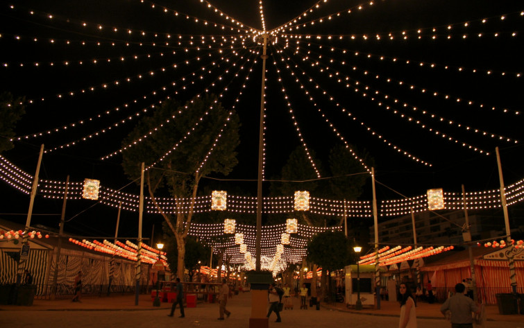 Muere un caballo por un golpe de calor en la Feria de Sevilla