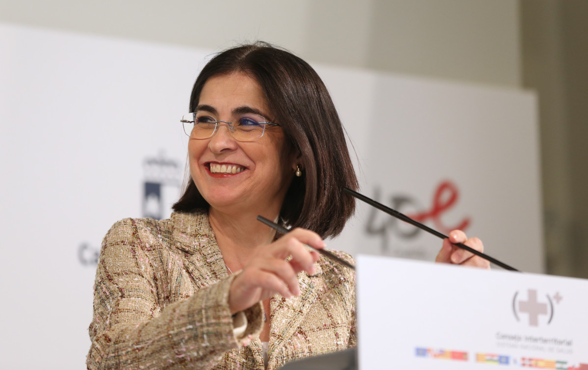 La ministra de Sanidad, Carolina Darias.