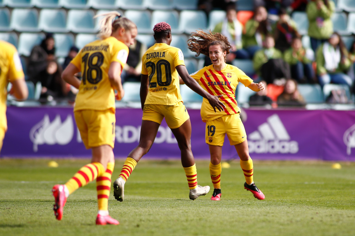 EuropaPress 2640101 candela andujar of fc barcelona celebrates goal during the final match of