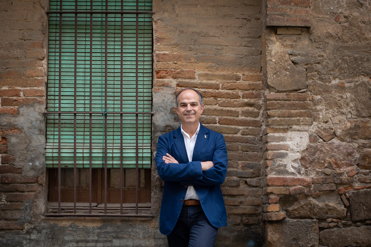 El secretario general de Junts, Jordi Turull, en una entrevista de Europa Press.