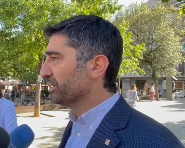 El vicepresidente de la Generalitat y conseller de Políticas Digitales y Territorio, Jordi Puigneró