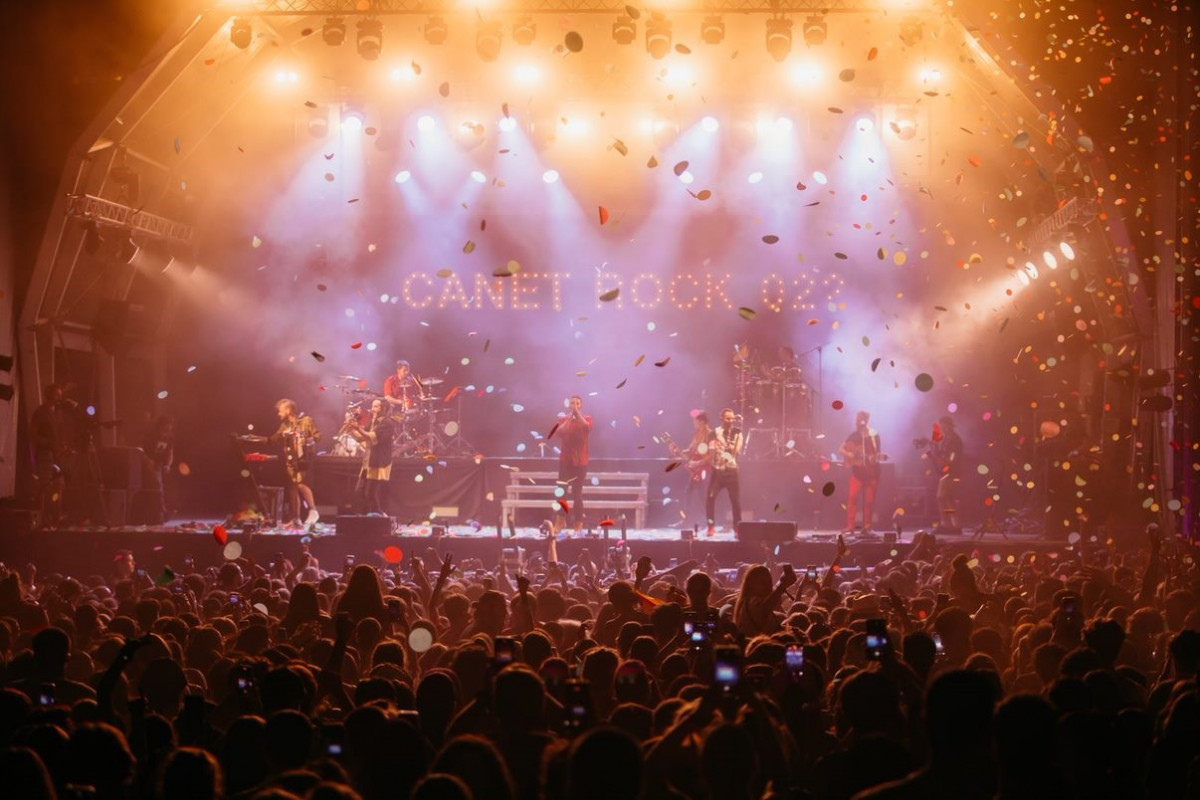 Imagen de un concierto de la octava edición del Festival Canet Rock (Barcelona)