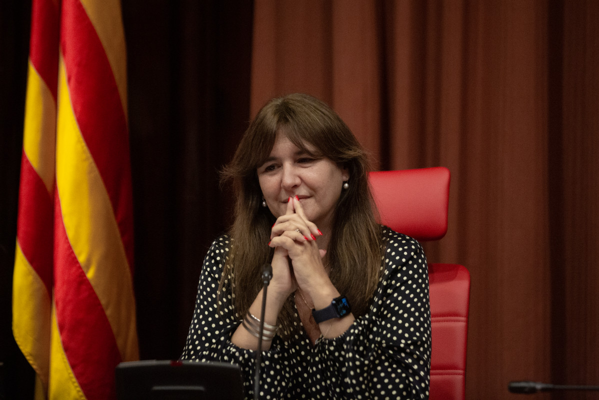 La presidenta del Parlament, Laura Borràs, en una imagen de archivo.