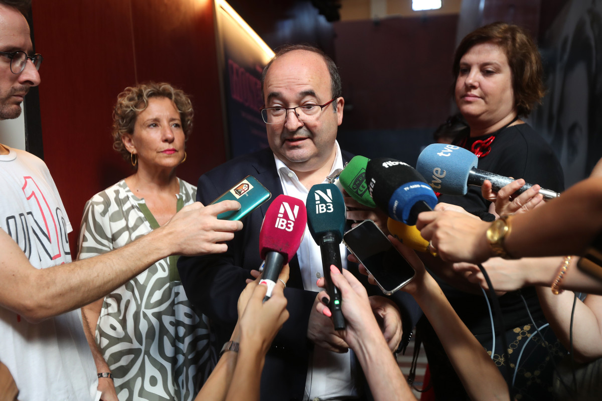El ministro de Cultura y Deporte, Miquel Iceta