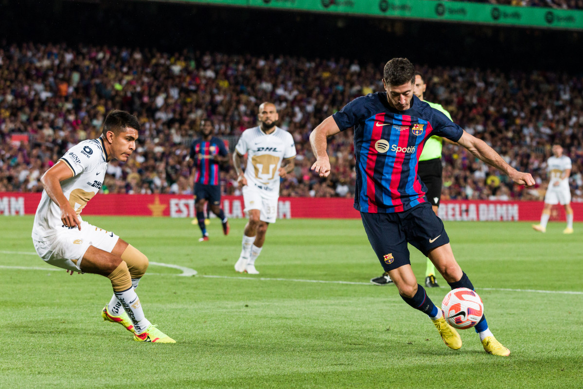 EuropaPress 4618931 robertlewandowski of fc barcelona in action during the joan gamper trophy