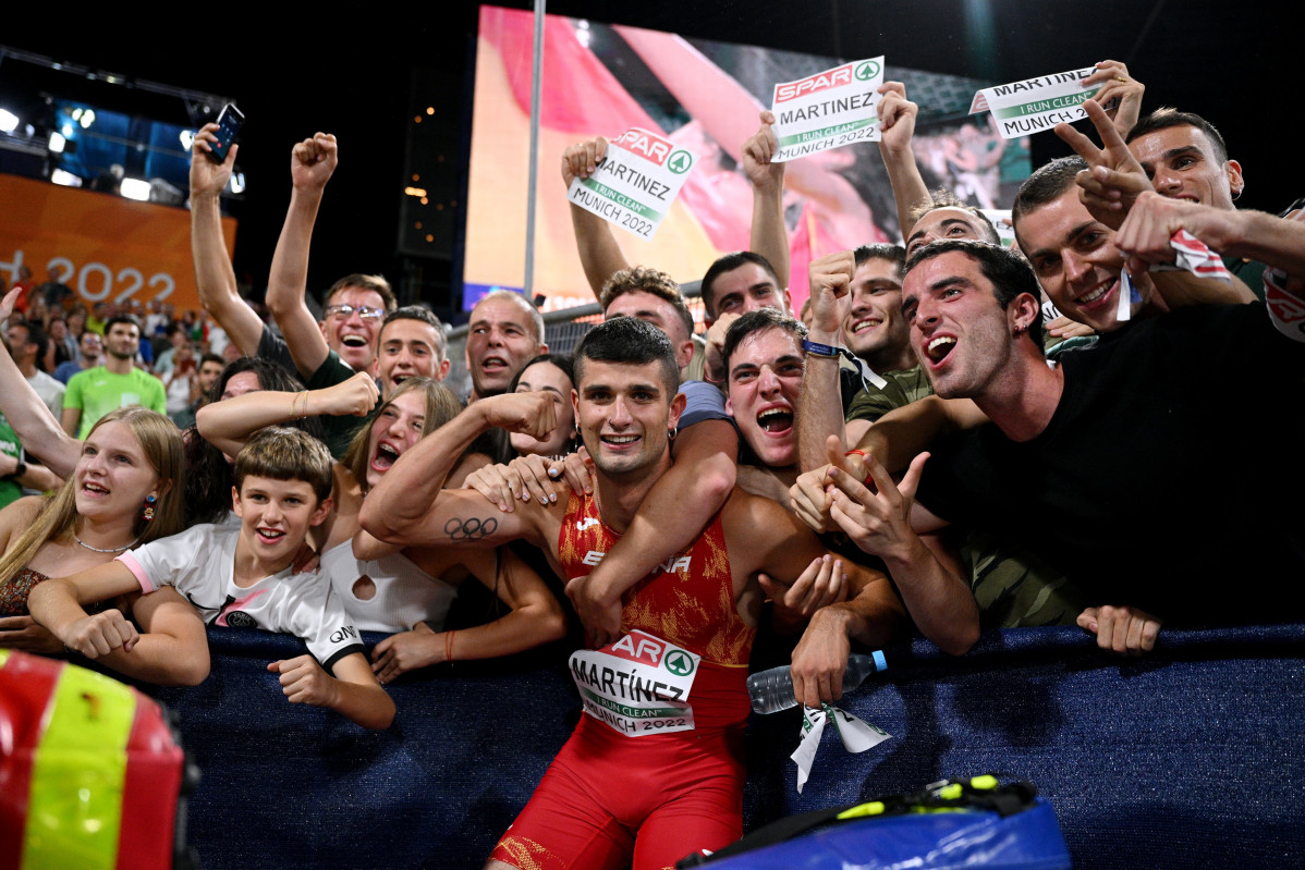 Celebracion del campeon