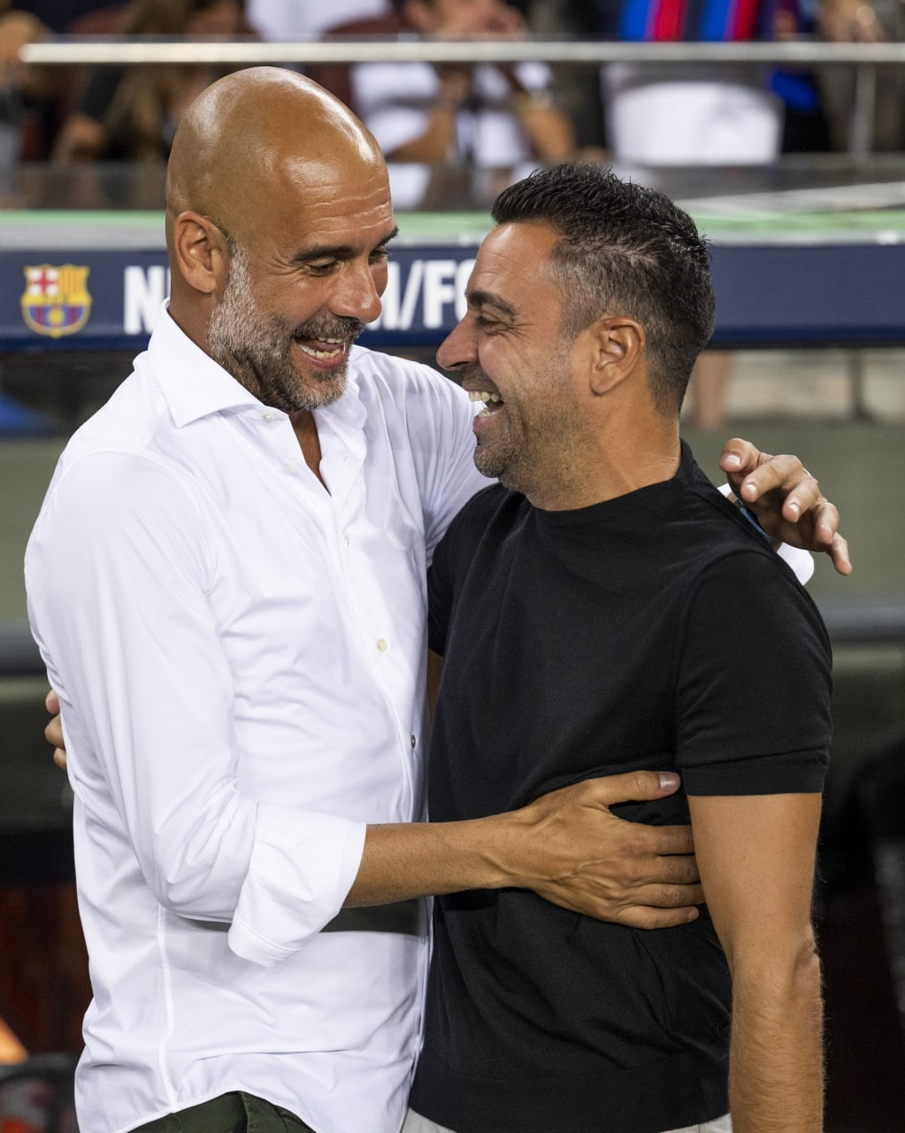 Xavi y Guardiola