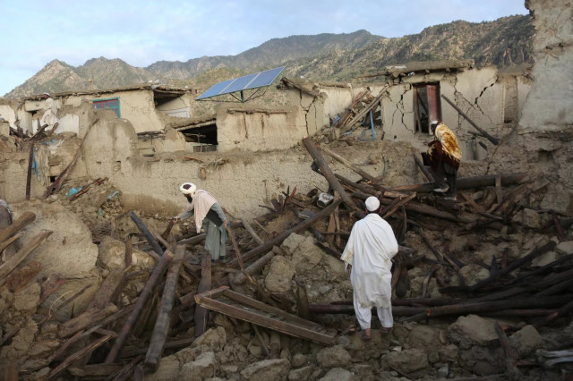 EuropaPress 4661670 danos materiales causa terremoto provincia paktika afganistan