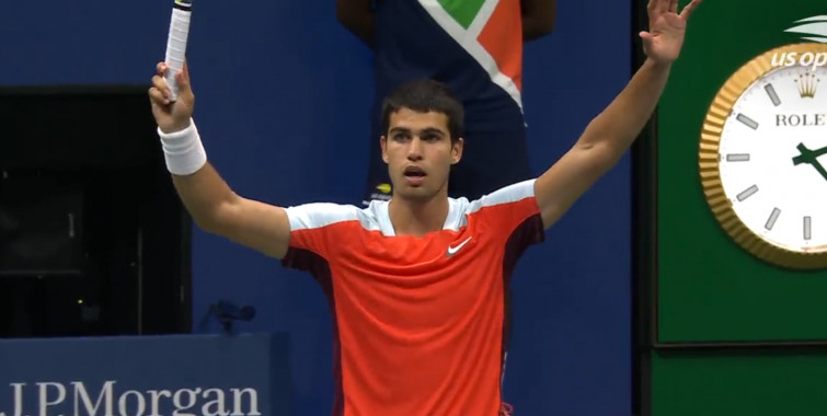 Alcaraz y Nadal: cara y cruz en el US Open