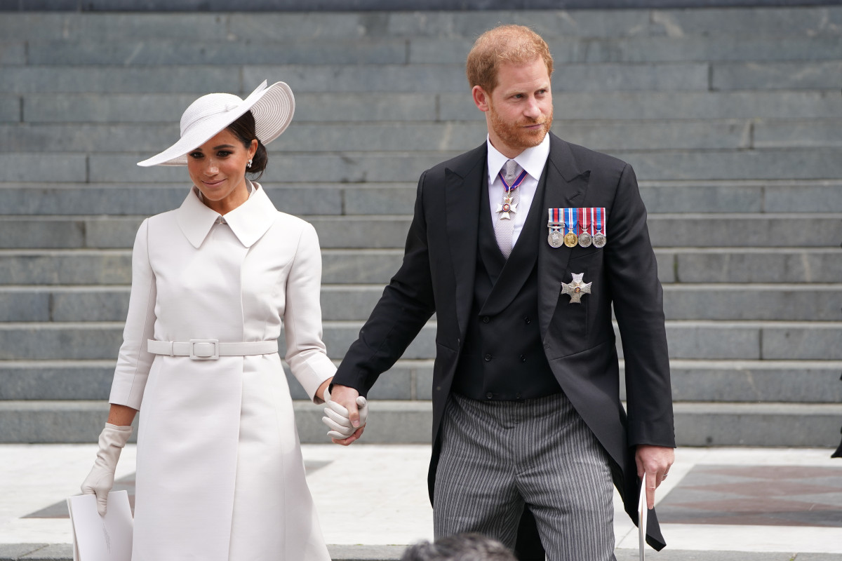 EuropaPress 4496964 03 june 2022 united kingdom london prince harry duke of sussex and meghan