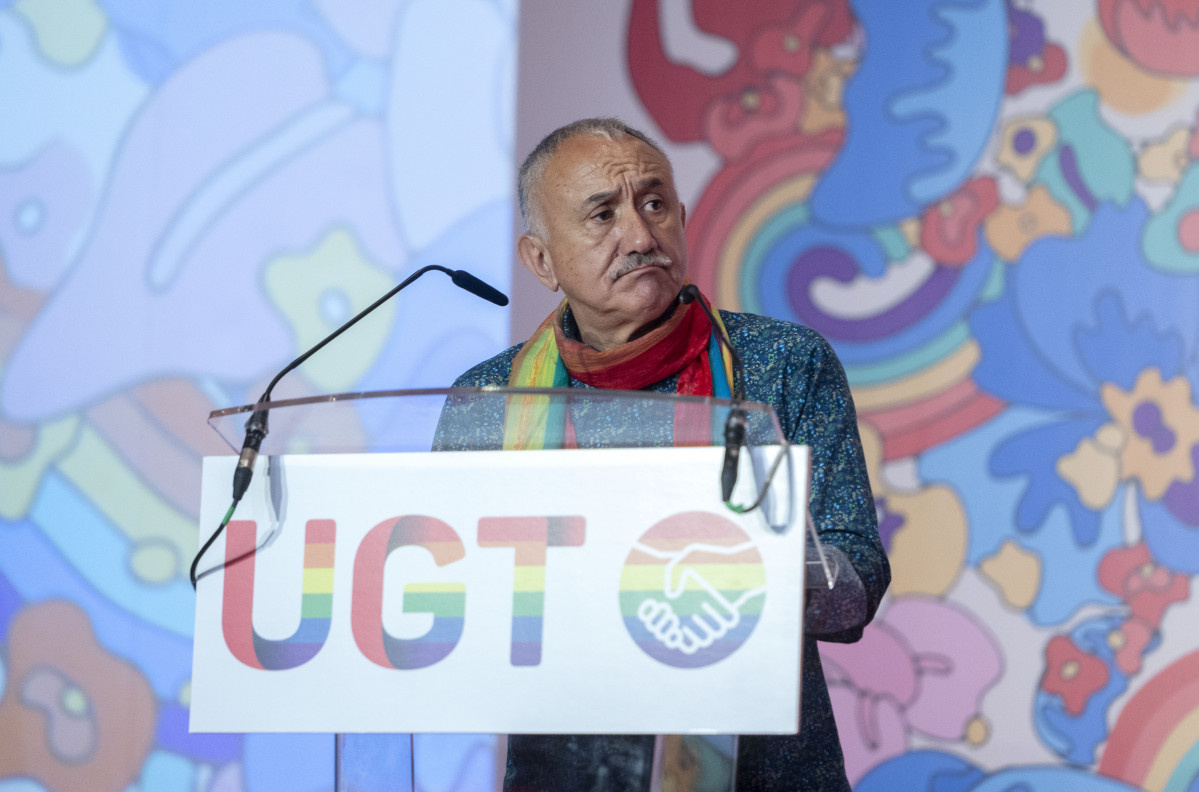 EuropaPress 4560373 secretario general ugt pepe alvarez interviene acto clausura jornadas