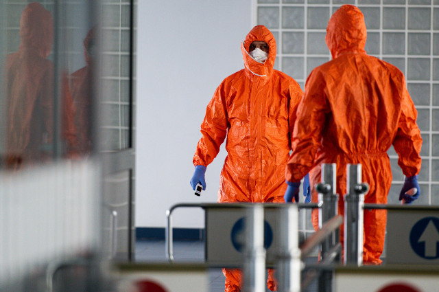 EuropaPress 2715131 12 march 2020 poland danzig firefighters carry out passenger body