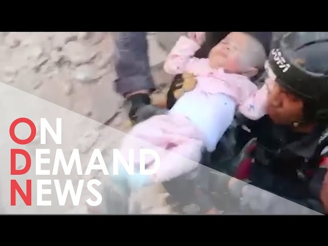 Baby Pulled ALIVE From Rubble of Collapsed Building