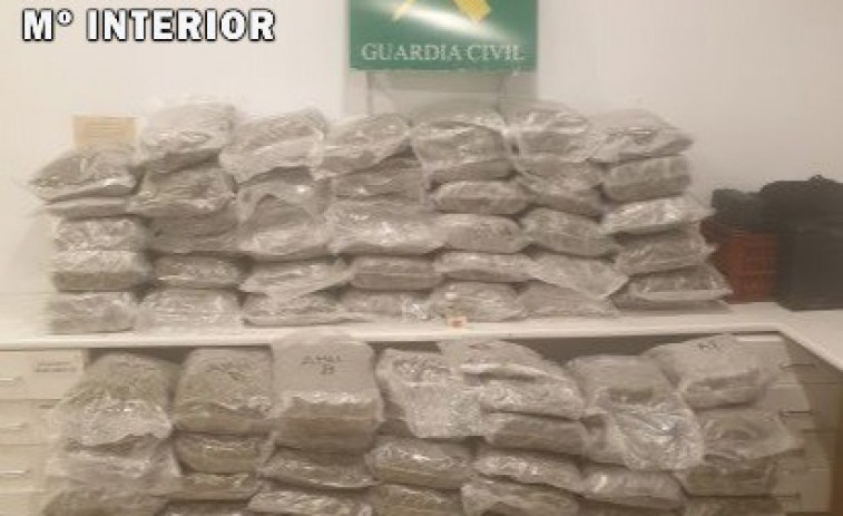 La Guardia Civil incauta 93 kilos de marihuana en La Jonquera