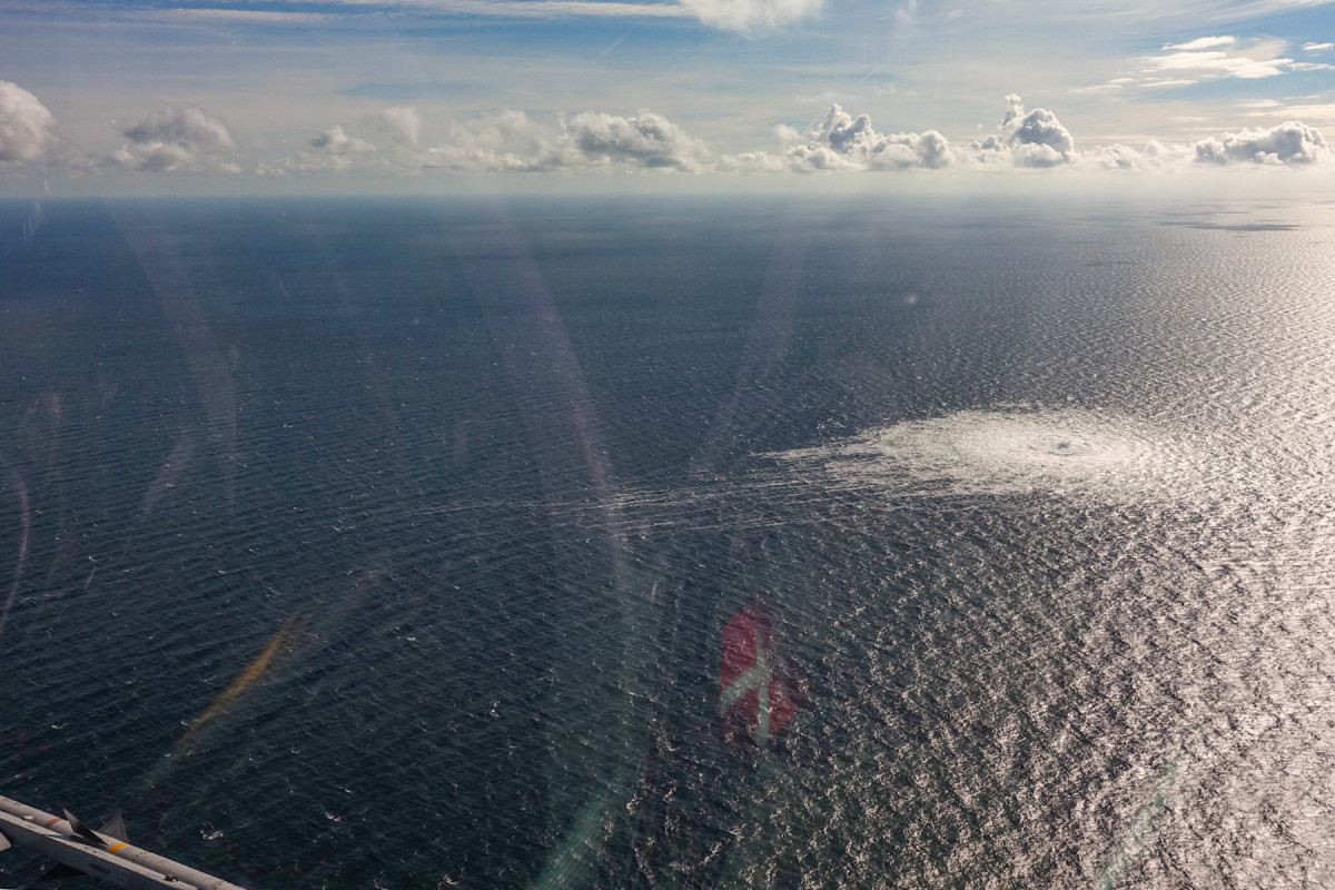 EuropaPress 4707805 handout 27 september 2022 denmark bornholm anaerial photo provided by the