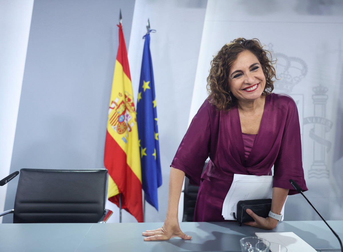 La ministra de Hacienda y Función Pública, María Jesús Montero